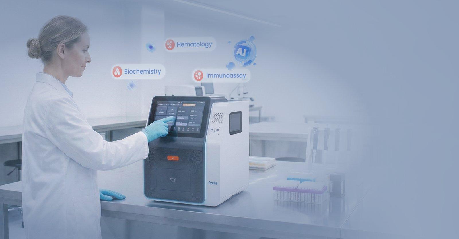 EHBT-50 in use in a laboratory, by Ozelle (manufacturer image)